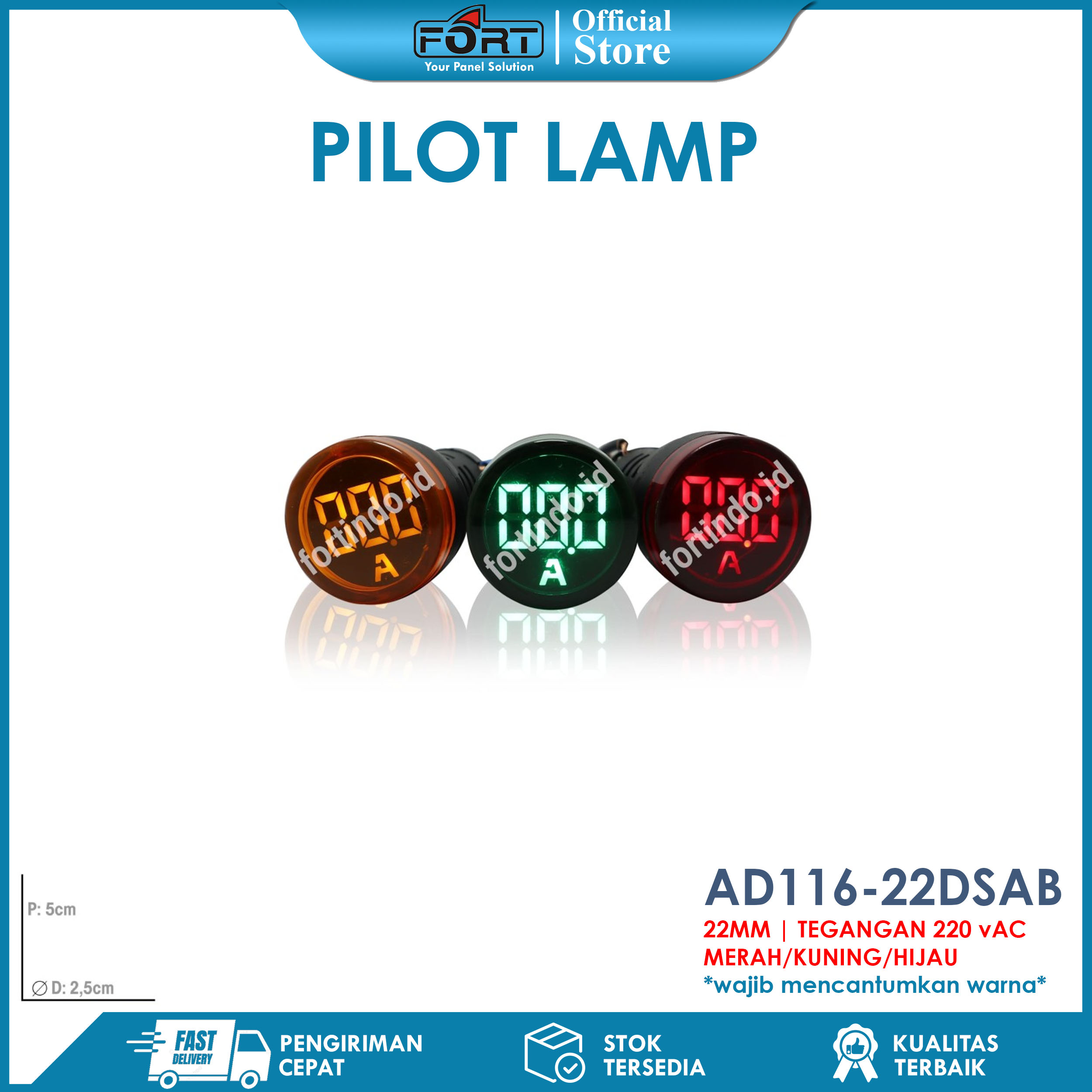 Pilot Lamp ampere