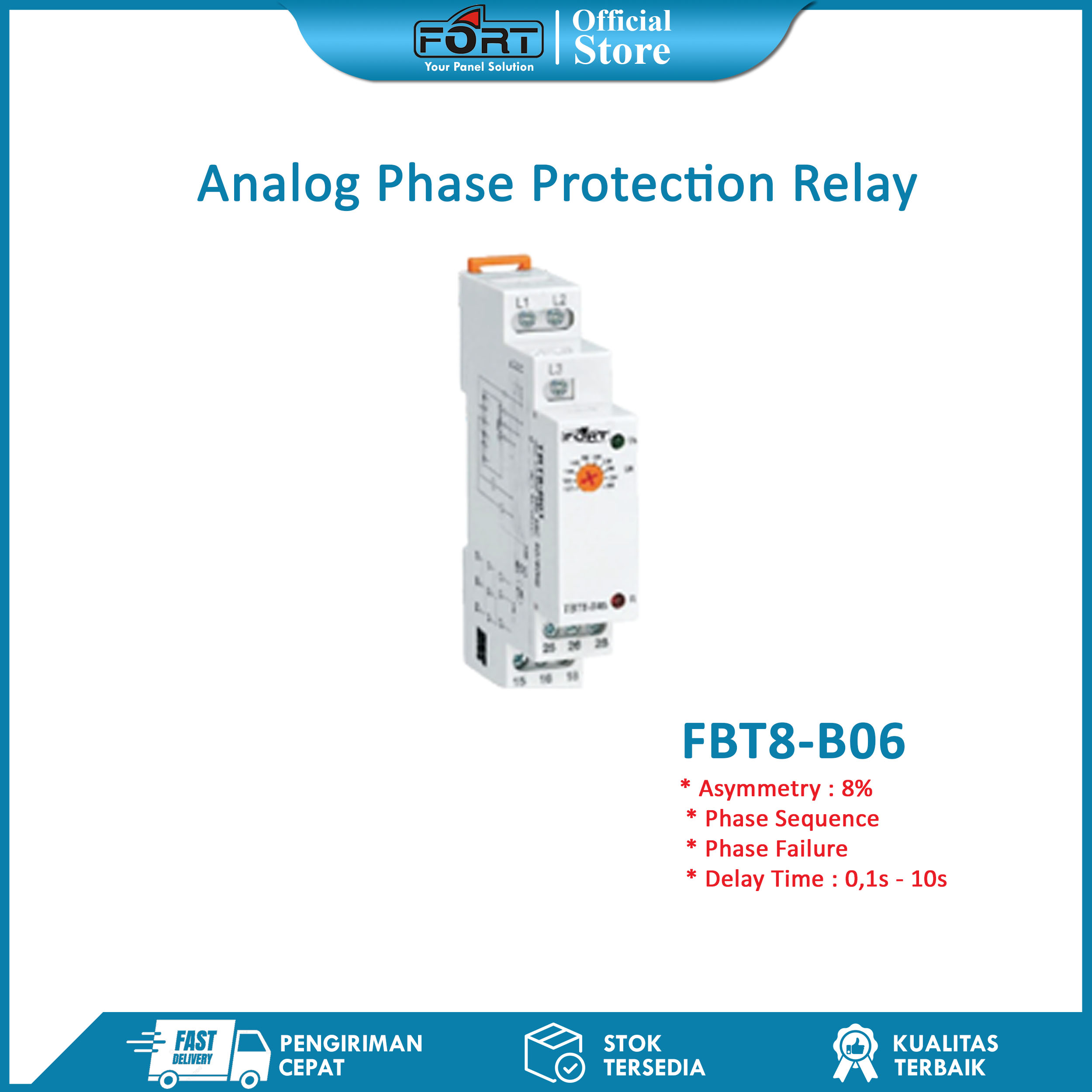 Analog Phase Protection Relay FBT8-B06 FORT